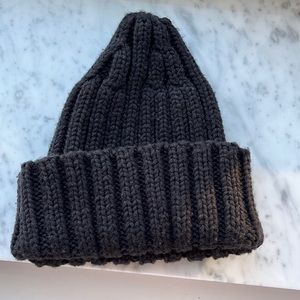 Korean coal grey beanie